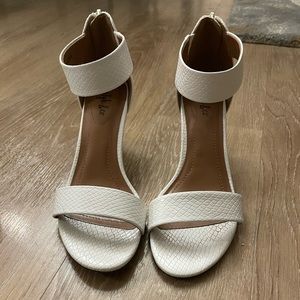 White Heels Size 6